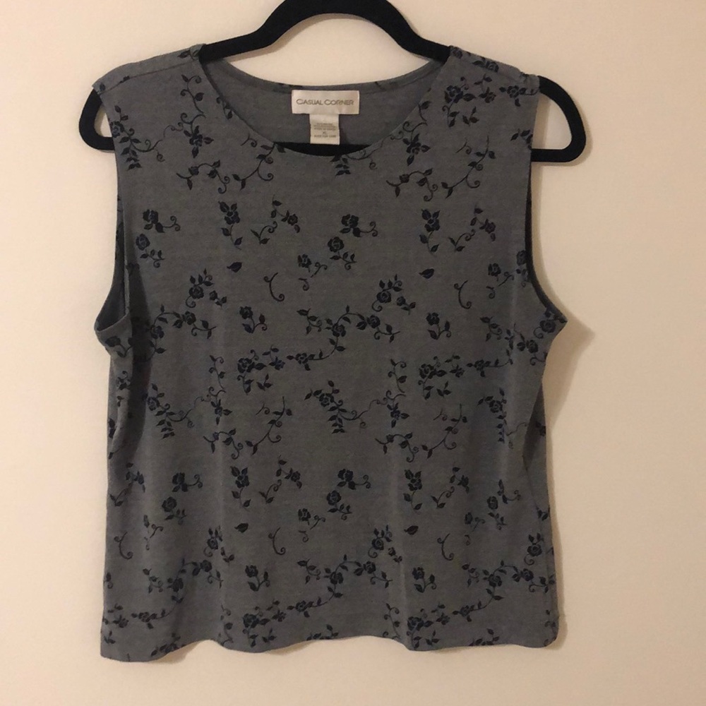sleeveless vintage top